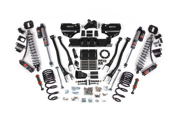 BDS 4 Inch Lift Kit W/ 4-Link Fox 2.5 Coil-over Conversion - Performance Elite RAM 2500 19-24 4WD Diesel 1674PESB