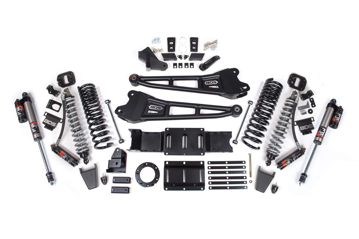 BDS 6 Inch Lift Kit W/ Radius Arm FOX 2.5 Coil-over Conversion - Performance Elite Fits RAM 2500 19-24 4WD Diesel 1680PES