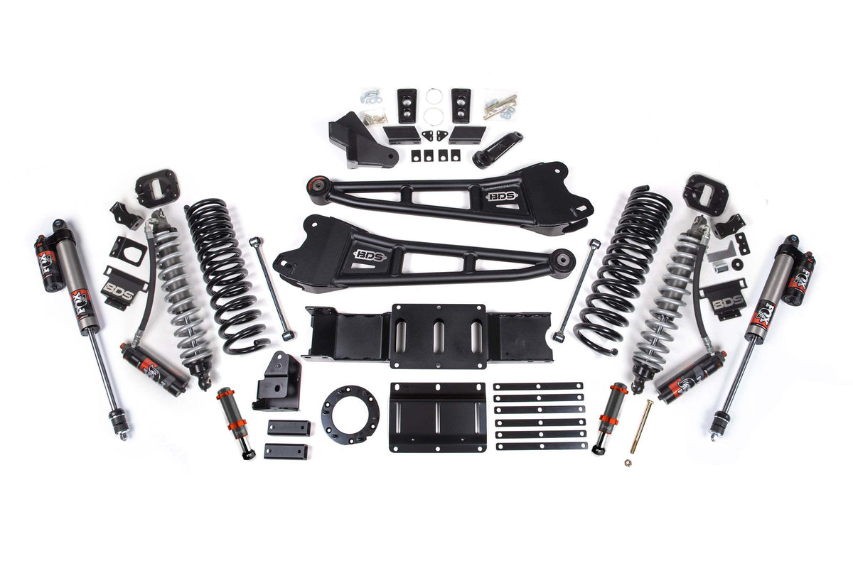 BDS 6 Inch Lift Kit W/ Radius Arm FOX 2.5 Coil-over Conversion - Performance Elite Fits RAM 2500 19-24 4WD Diesel 1680PESB