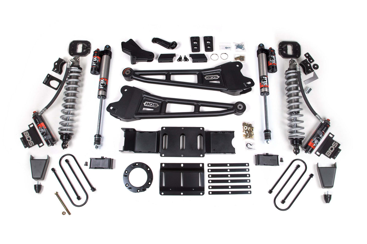 BDS 6 Inch Lift Kit W/ Radius Arm FOX 2.5 Coil-over Conversion - Performance Elite Fits RAM 3500 19-24 4WD Diesel 1682PES