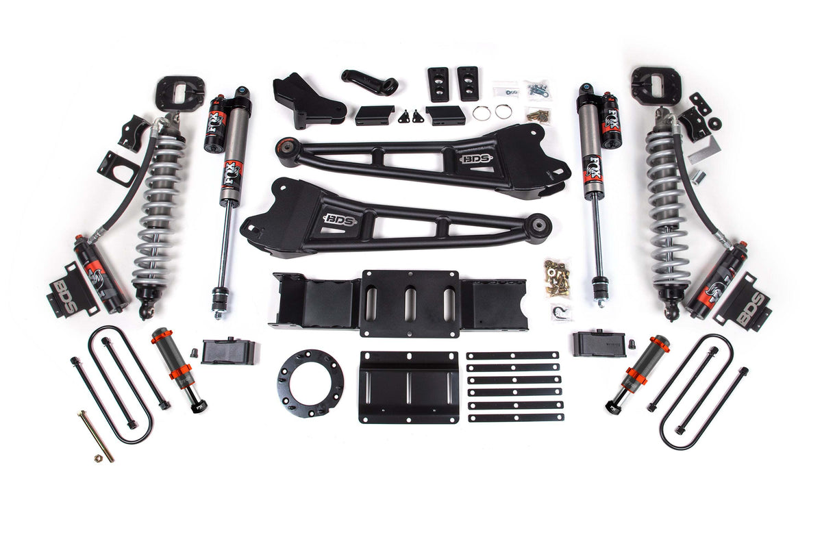 BDS 6 Inch Lift Kit W/ Radius Arm FOX 2.5 Coil-over Conversion - Performance Elite Fits RAM 3500 19-24 4WD Diesel 1683PESB