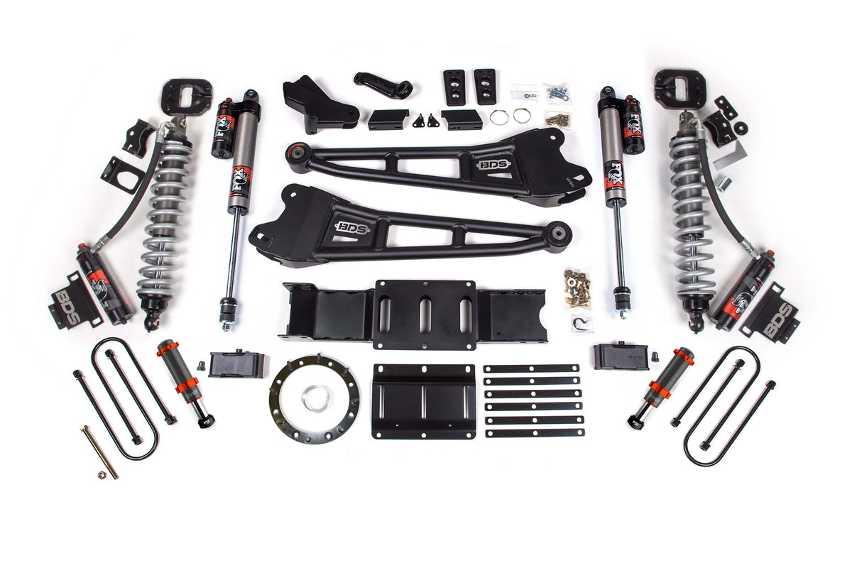 BDS 6 Inch Lift Kit W/ Radius Arm FOX 2.5 Coil-over Conversion - Performance Elite Fits RAM 3500 19-24 4WD Diesel 1684PESB