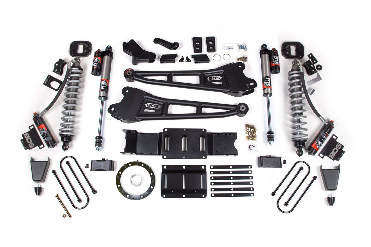 BDS 6 Inch Lift Kit W/ Radius Arm FOX 2.5 Coil-over Conversion - Performance Elite Fits RAM 3500 19-24 4WD Diesel 1685PES