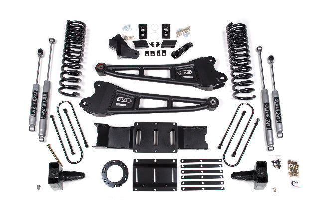 BDS 6 Inch Lift Kit W/ Radius Arm Fits RAM 3500 19-24 4WD Diesel 1685FPE