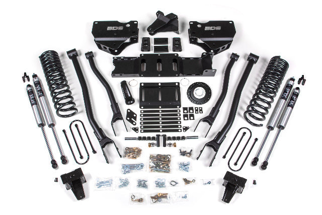 BDS 6 Inch Lift Kit W/ 4-Link Fits RAM 3500 19-24 4WD Diesel 1692FS