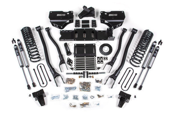 BDS 6 Inch Lift Kit W/ 4-Link RAM 3500 19-24 4WD Diesel 1692FS