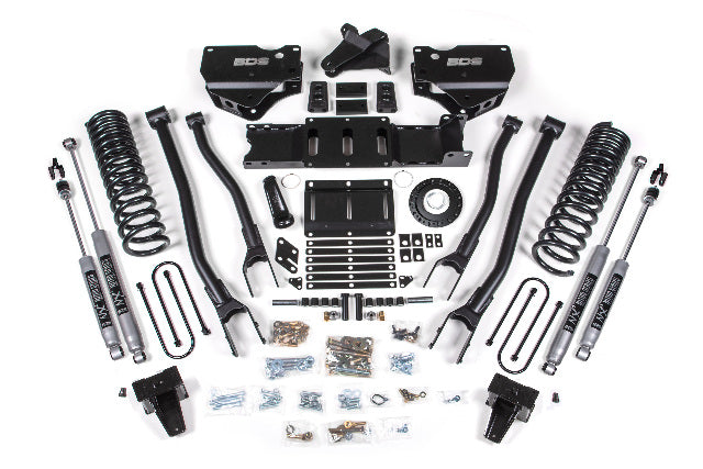 BDS 6 Inch Lift Kit W/ 4-Link Fits RAM 3500 19-24 4WD Diesel 1692H