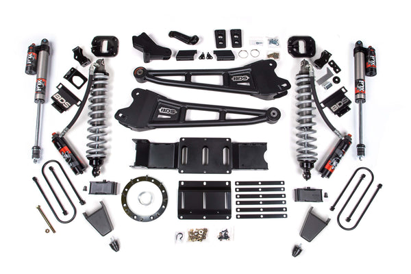 BDS 4 Inch Lift Kit W/ Radius Arm Fox 2.5 Coil-over Conversion - Performance Elite RAM 3500 19-24 4WD Diesel 1706PES