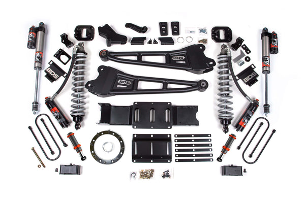 BDS 4 Inch Lift Kit W/ Radius Arm Fox 2.5 Coil-over Conversion - Performance Elite RAM 3500 19-24 4WD Diesel 1707PESB