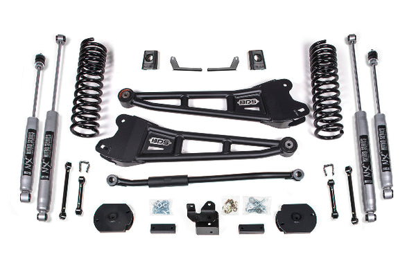 BDS 3 Inch Lift Kit RAM 2500 W/ Rear Air Ride 14-18 4WD Diesel 1712H