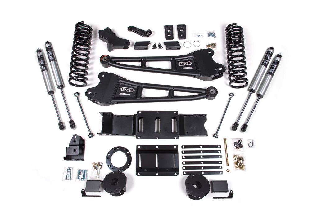 BDS BDS1716FS 4 Inch Lift Kit w/ Radius Arm Ram 2500 w/ Rear Air Ride (19-24) 4WD Gas