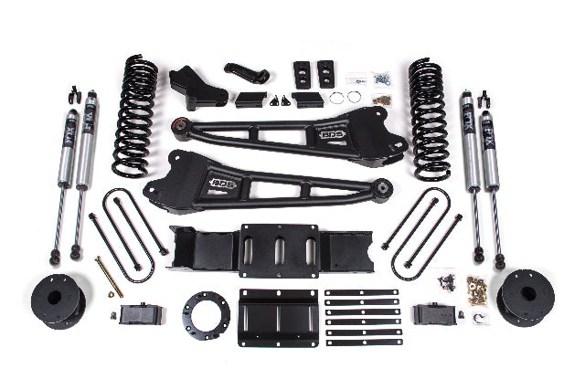 BDS 2019-2024 Fits RAM 3500 4" Radius Arm Gas - 3" Rear Block W/ Air Bag - FOX Shocks 1722FS