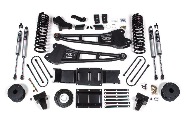 BDS 6 Inch Lift Kit W/ Radius Arm Fits RAM 3500 W/ Rear Air Ride 19-24 4WD Diesel 1725FS