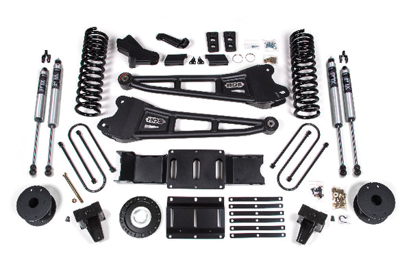 BDS 6 Inch Lift Kit W/ Radius Arm RAM 3500 W/ Rear Air Ride 19-24 4WD Diesel 1725FS