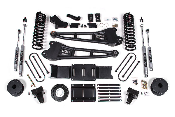 BDS 6 Inch Lift Kit W/ Radius Arm Fits RAM 3500 W/ Rear Air Ride 19-24 4WD Diesel 1725H