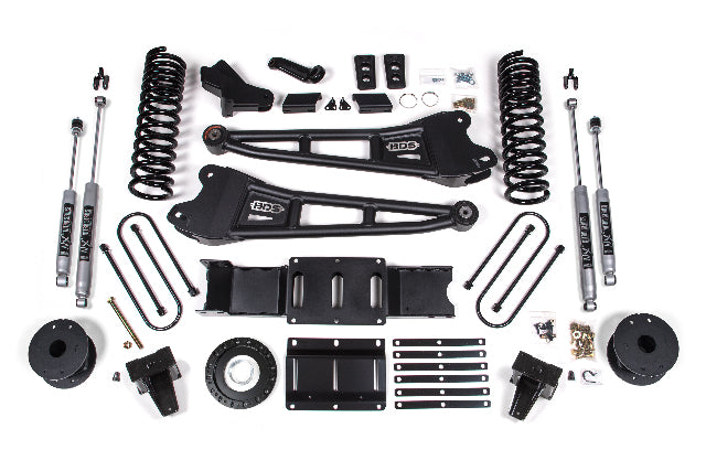 BDS 6 Inch Lift Kit w/ Radius Arm Ram 3500 w/ Rear Air Ride (19-24) 4WD Diesel
