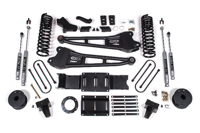 BDS 5.5 Inch Lift Kit w/ Radius Arm Ram 3500 w/ Rear Air Ride (19-24) 4WD Gas