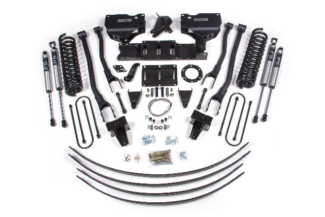 BDS 2019-2024 Fits RAM 3500 8" 4-Link Diesel - Aal W/ 5" Block W/o Overload - 6 Bolt T-case - FOX 1728FS