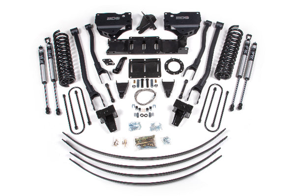 BDS 2019-2024 RAM 3500 8" 4-Link Diesel - Aal W/ 5" Block W/o Overload - 6 Bolt T-case - Fox 1728FS