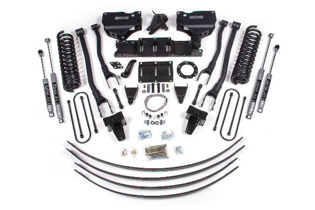 BDS 2019-2024 Fits RAM 3500 8" 4-Link Diesel - Aal W/ 5" Block W/ Overload - 6 Bolt T-case - NX2 1729H