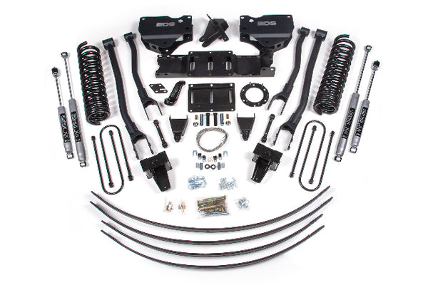 BDS 2019-2024 RAM 3500 8" 4-Link Diesel - Aal W/ 5" Block W/ Overload - 6 Bolt T-case - NX2 1729H