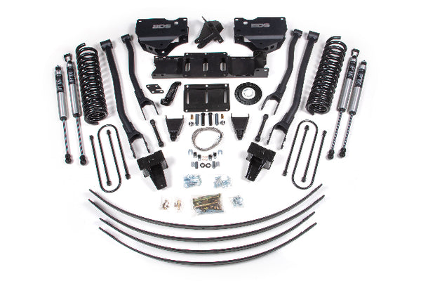BDS 2019-2024 RAM 3500 8" 4-Link Diesel - Aal W/ 5" Block W/ Overload - 8 Bolt T-case - Fox 1731FS