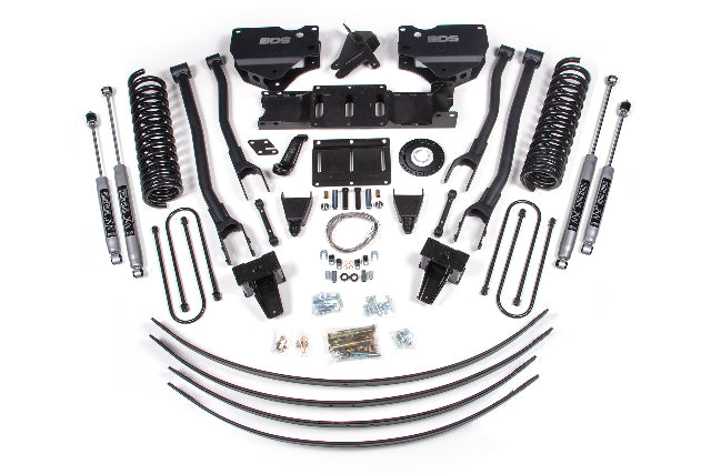 BDS 2019-2024 Fits RAM 3500 8" 4-Link Diesel - Aal W/ 5" Block W/ Overload - 8 Bolt T-case - NX2 1731H
