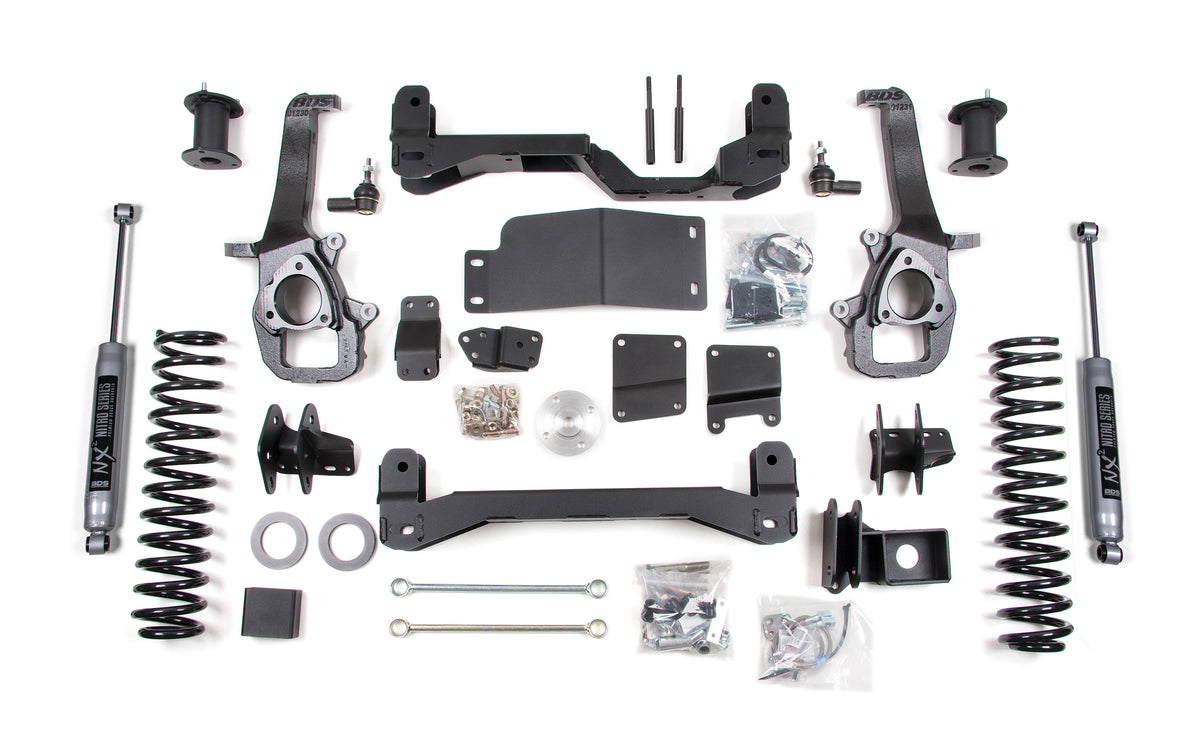 BDS 6 Inch Lift Kit, Fits Dodge RAM 1500 09-11 4WD 1751H