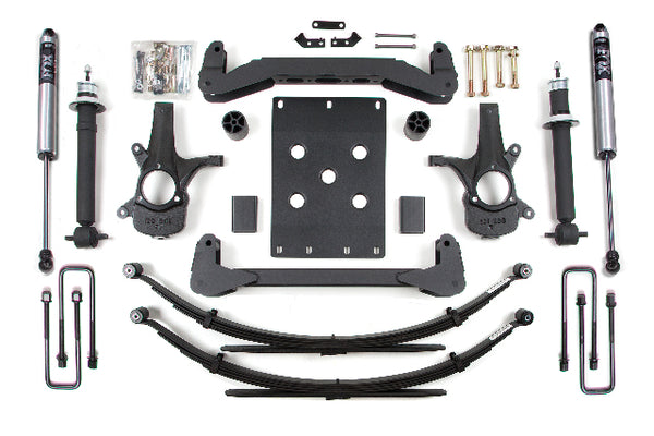 BDS 6 Inch Lift Kit, Fits Chevy Silverado Or GMC Sierra 1500 07-13 2WD 175FS