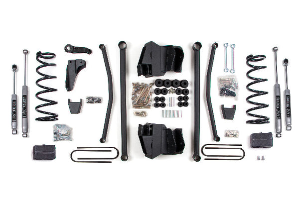 BDS 4 Inch Lift Kit Long Arm, Fits Dodge RAM 2500 Power Wagon 05-07 4WD Gas 669H