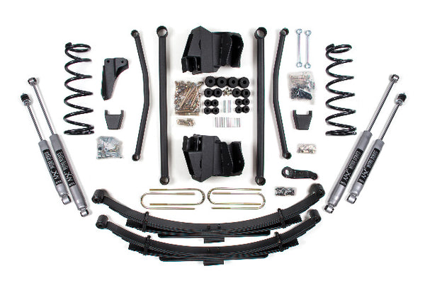 BDS 4 Inch Lift Kit Long Arm, Fits Dodge RAM 2500 Power Wagon 05-07 4WD Gas 1766H