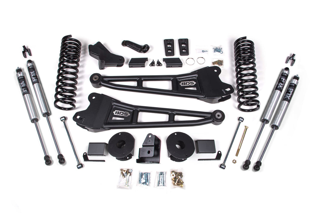 BDS BDS1774FS 4 Inch Lift Kit w/ Radius Arm Ram 2500 w/ Rear Air Ride (14-18) 4WD Gas