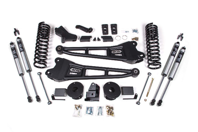BDS 4 Inch Lift Kit W/ Radius Arm Fits RAM 2500 W/ Rear Air Ride 14-18 4WD Diesel 1773FS