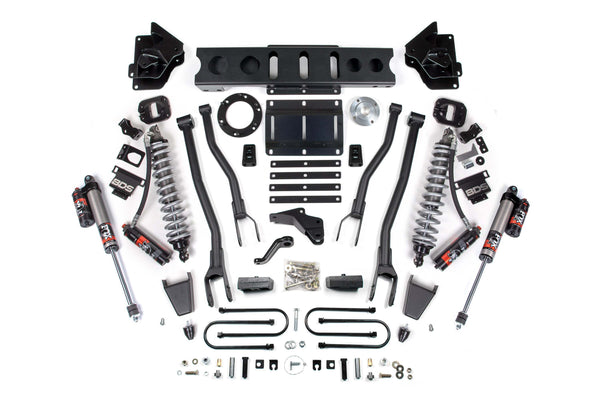 BDS 4 Inch Lift Kit W/ 4-Link Fox 2.5 Coil-over Conversion - Performance Elite RAM 3500 13-18 4WD Diesel 1776PES