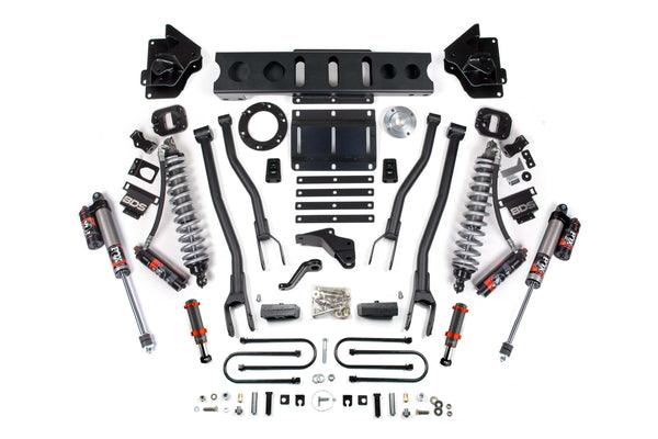 BDS 4 Inch Lift Kit W/ 4-Link Fox 2.5 Coil-over Conversion - Performance Elite RAM 3500 13-18 4WD Diesel 1776PESB