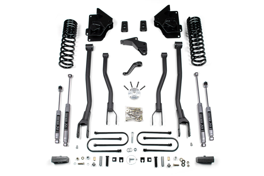BDS 4 Inch Lift Kit w/ 4-Link Ram 3500 (13-18) 4WD Diesel
