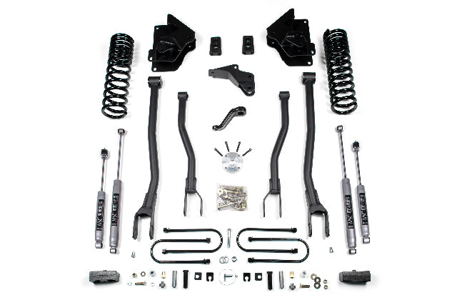 BDS 4 Inch Lift Kit W/ 4-Link Fits RAM 3500 13-18 4WD Diesel 697FS
