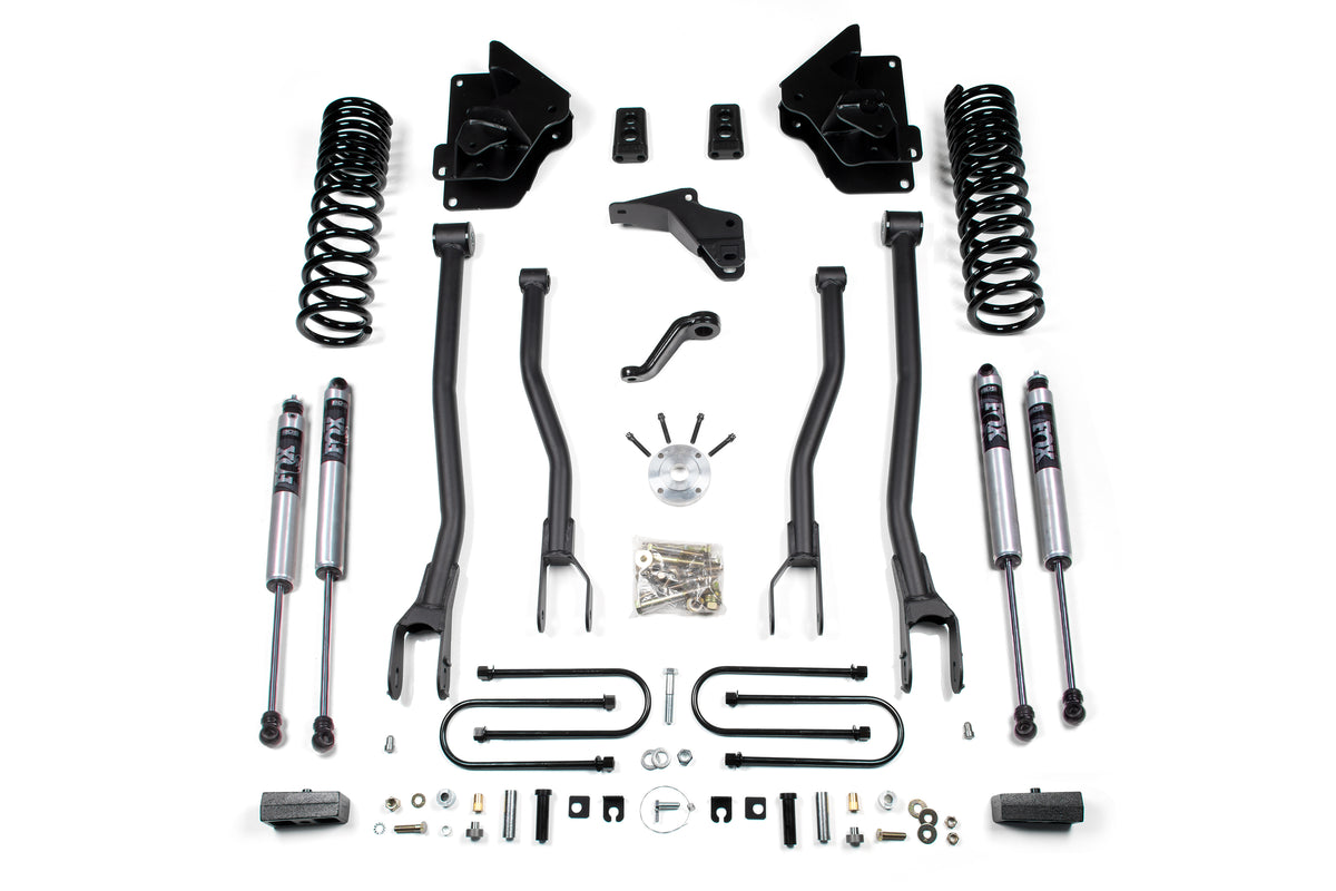 BDS 4 Inch Lift Kit W/ 4-Link Fits RAM 3500 13-18 4WD Gas 1777FS