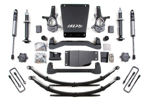BDS 6 Inch Lift Kit, Fits Chevy Silverado Or GMC Sierra 1500 07-13 4WD 177FS