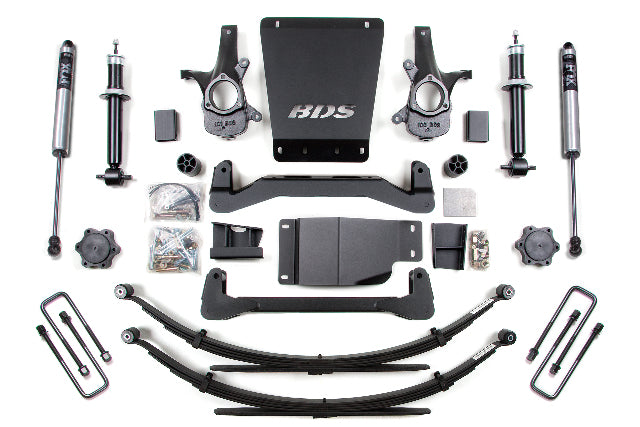 BDS 6 Inch Lift Kit, Fits Chevy Silverado Or GMC Sierra 1500 07-13 4WD 177FS