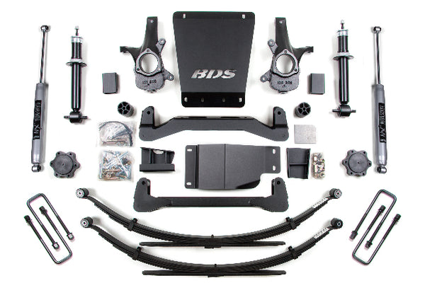 BDS 6 Inch Lift Kit, Fits Chevy Silverado Or GMC Sierra 1500 07-13 4WD 177H
