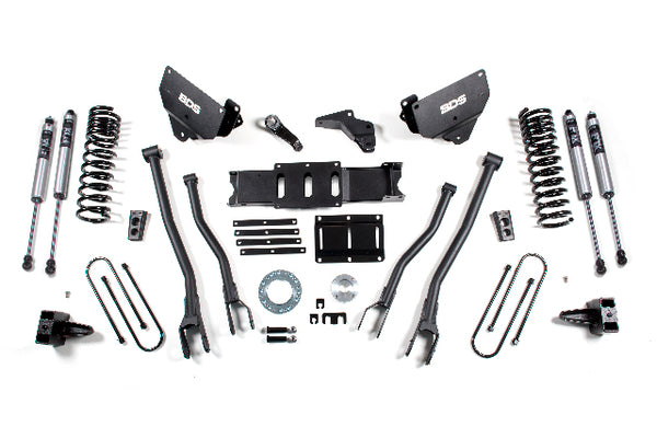 BDS 6 Inch Lift Kit W/ 4-Link RAM 3500 13-18 4WD Diesel 1783FS