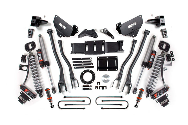 BDS 6 Inch Lift Kit W/ 4-Link Fox 2.5 Coil-over Conversion - Performance Elite RAM 3500 13-18 4WD Diesel 1782PESB