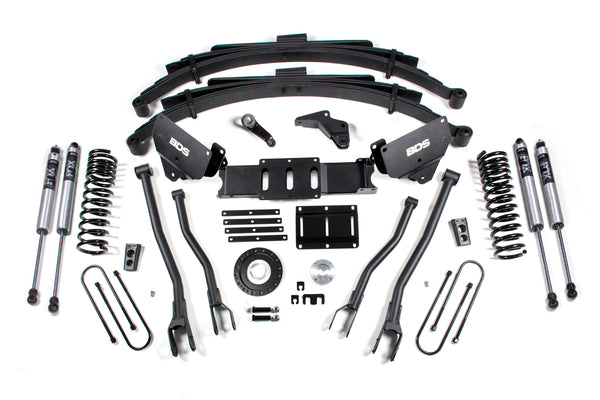 BDS 6 Inch Lift Kit W/ 4-Link RAM 3500 13-18 4WD Diesel 1784FS
