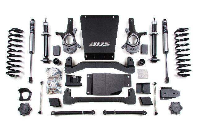 BDS 6 Inch Lift Kit, Fits Chevy/ GMC Avalanche, Surburban, Tahoe, Or Yukon 1500 07-14 4WD 178FS