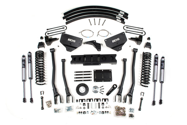 BDS 8 Inch Lift Kit W/ 4-Link RAM 3500 13-18 4WD Diesel 1791FS