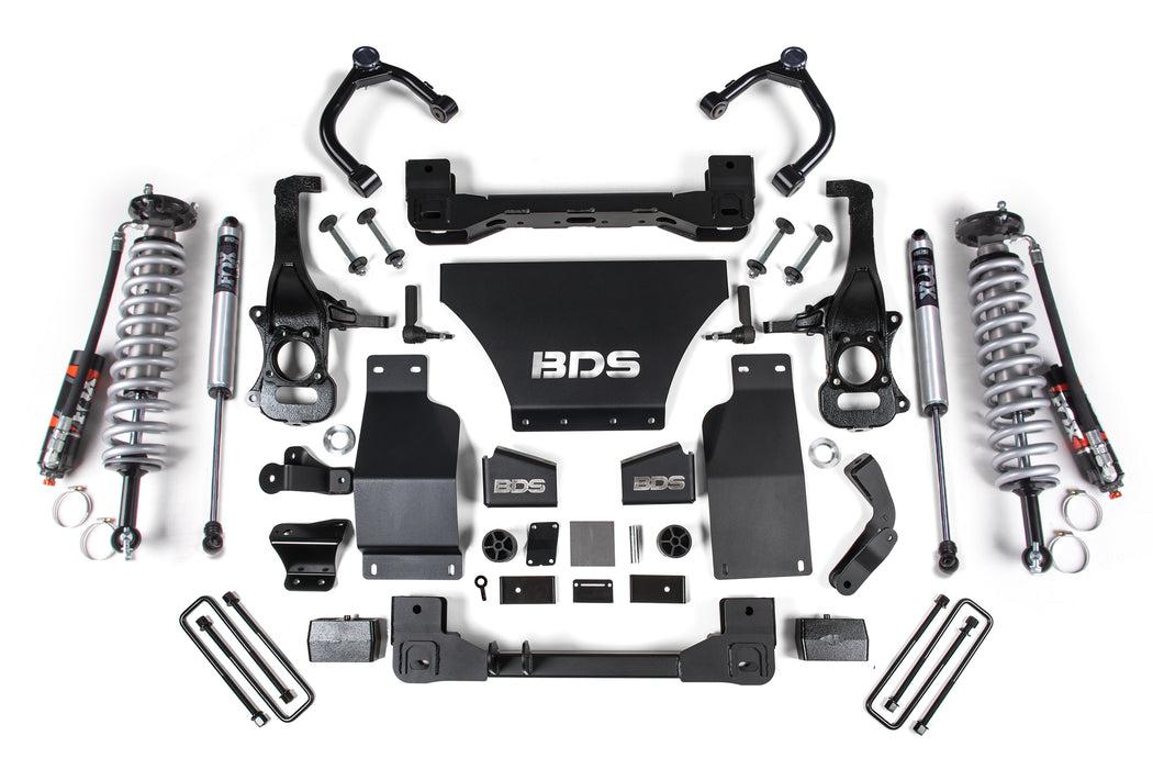 BDS BDS1804FPE 2.5 Inch Lift Kit -FOX 2.5 Performance Elite Coil-Over Chevy Trail Boss or fits gmc AT4 1500 (19-24) 4WD Gas