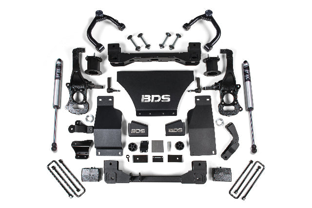 BDS 4 Inch Lift Kit Fits Chevy Silverado or Fits GMC Sierra 1500 (19-24) 4WD Gas