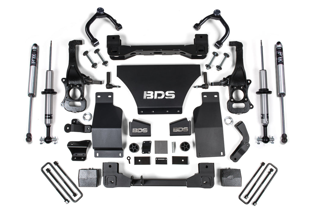 BDS BDS1801FSR 6 Inch Lift Kit Chevy Silverado or fits gmc Sierra 1500 (19-24) 4WD Gas