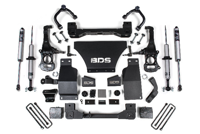 BDS 6 Inch Lift Kit Fits Chevy Silverado or Fits GMC Sierra 1500 (19-24) 4WD Gas